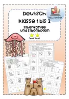 Vorschau - Arbeitsblätter - Silbenkönige und Silbenbögen - Deckblatt