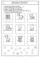 Vorschau - Arbeitsblätter - Silbenkönige und Silbenbögen - Seite 1