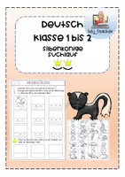 Vorschau - Arbeitsblätter - Suchlauf "Silbenkönige" - Deckblatt