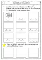 Vorschau - Arbeitsblätter - Suchlauf "Silbenkönige" - Seite 1