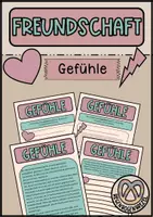 Vorschau - Arbeitsblätter - Gefühle in Freundschaften - fertige Stunde - Deckblatt