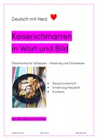 Vorschau - Anderer Materialtyp - Kaiserschmarren in Wort und Bild/ Rezept/ Kochen - Deckblatt
