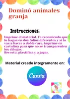 Vista previa - Unidades / Secuencias / Situaciones de Aprendizaje - Dominó granja - página 3