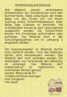 Vorschau - Arbeitsblätter - Schreibanlass: Sommerferien - Seite 1