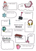 Vorschau - Arbeitsblätter - Winter Holidays Bingo - Exchange after the Holidays - Englischunterricht - Seite 2