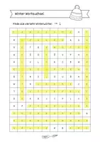 Vorschau - Arbeitsblätter - Winter Wortsuchsel 2. und 3. Klasse (+ Lösungsblatt) - Seite 2