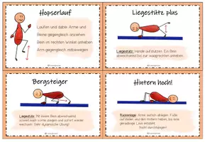 Vorschau - Stationenlernen - Sport - Circletraining - Stationskarten - geschlechtsneutral! - Seite 3