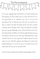 Vorschau - Arbeitsblätter - Lesespaziergang - Die Karnevalsparty (Klasse 1/2) - Seite 3