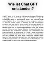 Vorschau - Stundenentwürfe - Was ist ChatGPT? Kann künstliche Intelligenz im Unterricht eingesetzt werden? - Unterrichtseinheit (Chat GPT) - Seite 3