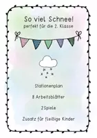 Vorschau - Spiele - So viel Schnee Werkstatt - Deckblatt