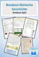 Vorschau - Arbeitsblätter - Geschichte Rom Breakout Latein - Deckblatt