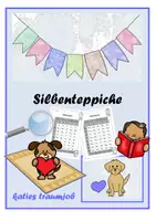 Vorschau - Arbeitsblätter - Silbenteppiche (Leseteppiche) - Deckblatt