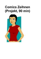 Vorschau - Mal- und Bastelvorlagen - Comic zeichnen (Projekt, 90 min) - Deckblatt