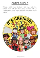 Vista previa - Manualidades / Dibujos para colorear - IT'S CARNIVAL - Vocabulary Wheel - página 2