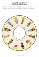 Vista previa - Manualidades / Dibujos para colorear - IT'S CARNIVAL - Vocabulary Wheel - página 3