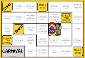 Vista previa - Juegos / Gamificación - CARNIVAL - Conversation Board Game - página 1