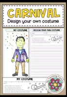 Vista previa - Hojas de trabajo - Design your own costume - Writing - Portada
