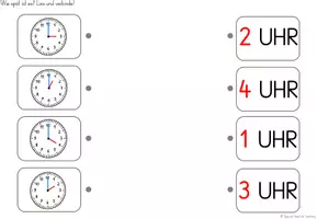 Vorschau - Arbeitsblätter - Uhrzeiten: Graphomotorische Übungen - Seite 3