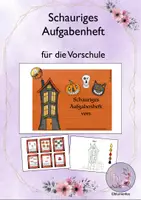 Vorschau - Arbeitsblätter - Halloween: Schauriges Aufgabenheft für die Vorschule - Deckblatt