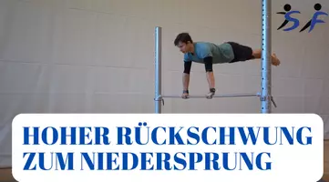 Vorschau - Unterrichtsreihen - hoher Rückschwung zum Niedersprung - Reck (Methodik, Helfen und Sichern) - Deckblatt