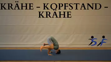 Vorschau - Unterrichtsreihen - Krähe - Kopfstand - Krähe (Methodik, Helfen und Sichern) - Deckblatt