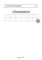 Vorschau - Arbeitsblätter - Winterliches Leselogical: Leserätsel zum Winter für die 2. bis 3. Klasse (3-fach differenziert) - Seite 3