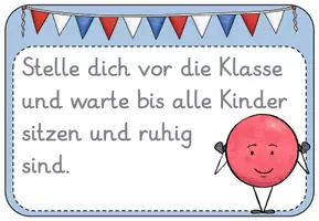 Vorschau - Präsentationen/Tafelbilder - English assistant / assistant teacher (Einstiegsritual) - Seite 2