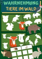 Vorschau - Fördermaterial/Inklusion - Wahrnehmung: Tiere im Wald - Deckblatt