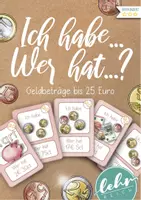 Vorschau - Spiele - Ich habe... Wer hat? - Lernspiel zu Geldbeträgen bis 25 Euro - Deckblatt