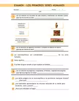 Vista previa - Evaluación - Examen - Los primeros seres humanos - página 3