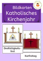 Vorschau - Bildkarten - Katholisches Kirchenjahr: Bildkarten - Deckblatt