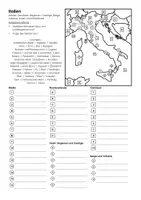 Vorschau - Arbeitsblätter - Italien Landkarte - Seite 2