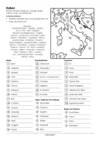 Vorschau - Arbeitsblätter - Italien Landkarte - Seite 1