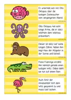 Vorschau - Aufgabenkarten - Zoo / Tiere - Lesezuordnung - Erstes Lesen - Seite 2