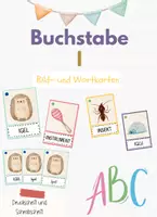 Vorschau - Stationenlernen - Materialpaket Bildkarten zu den Buchstaben A bis Z - Alphabetisierung - Seite 1