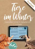 Vorschau - Unterrichtsreihen - Tiere im Winter - Interaktive Onlinekartei & Lehr-/Lernwerk 2.-4. Klasse - Deckblatt
