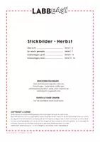 Vorschau - Mal- und Bastelvorlagen - Stickbilder - Herbst, Stickvorlagen - Seite 3