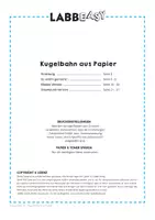 Vorschau - Mal- und Bastelvorlagen - Kugelbahn aus Papier - Bastelvorlagen - Seite 3