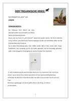 Vorschau - Arbeitsblätter - DER TROJANISCHE KRIEG - Deckblatt