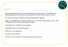 Vorschau - Arbeitsblätter - ZIffern- & Mengenerarbeitung mit Eis / ZR 20 - Seite 1
