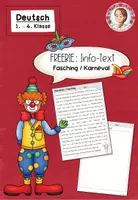 Vorschau - Arbeitsblätter - FREEBIE: Infotext zu Karneval / Fasching - Deckblatt