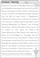 Vorschau - Arbeitsblätter - FREEBIE: Infotext zu Karneval / Fasching - Seite 3