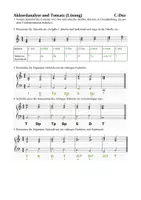 Vorschau - Arbeitsblätter - Material 1: Akkordanalyse und Tonsatz (C-Dur) - Seite 3