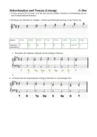 Vorschau - Arbeitsblätter - Material 4: Akkordanalyse und Tonsatz (G-Dur) - Seite 3