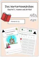 Vorschau - Stundenentwürfe - Kleines Materialpaket: Das Wortartenmärchen nach Montessori - Seite 1