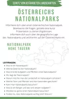 Vorschau - Stundenentwürfe - schutz von gefährdeten Landschaften - Deckblatt