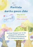 Vorschau - Interaktives Material - Kindergarten Portfolio durchs ganze Jahr - Deckblatt