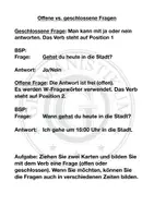 Vorschau - Spiele - Spiel: offene und geschlossene Fragen. - Deckblatt