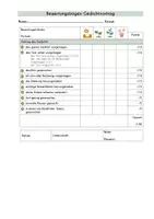 Vorschau - Arbeitsblätter - Bewertungsbogen Checkliste Gedichtvortrag DOCX PDF - Seite 2