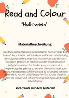 Vorschau - Arbeitsblätter - Materialpaket Read and Colour - Seite 3